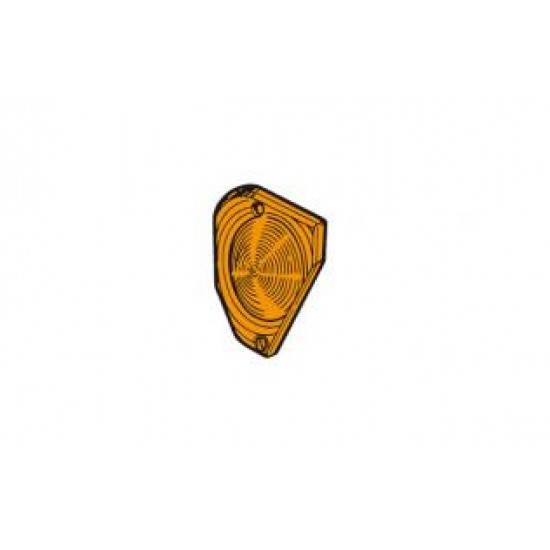 TRASPARENTE POST. SX ARANCIO RIMORCHIO