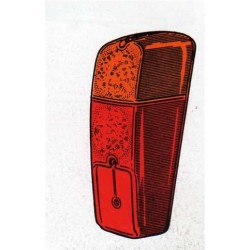 TRASPARENTE POST. DX FIAT 600D 1° SERIE