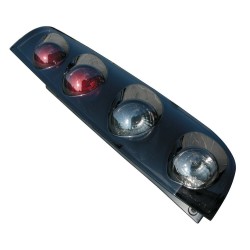 FANALI POST. FORD FIESTA 01-05 TUNING LEXUS STYLE NERO COPPIA