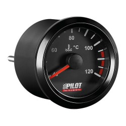 MANOMETRO TEMPERATURA ACQUA ILLUM. DIAM. 52MM FONDO NERO