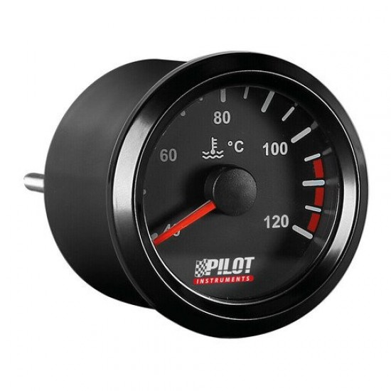 MANOMETRO TEMPERATURA ACQUA ILLUM. DIAM. 52MM FONDO NERO