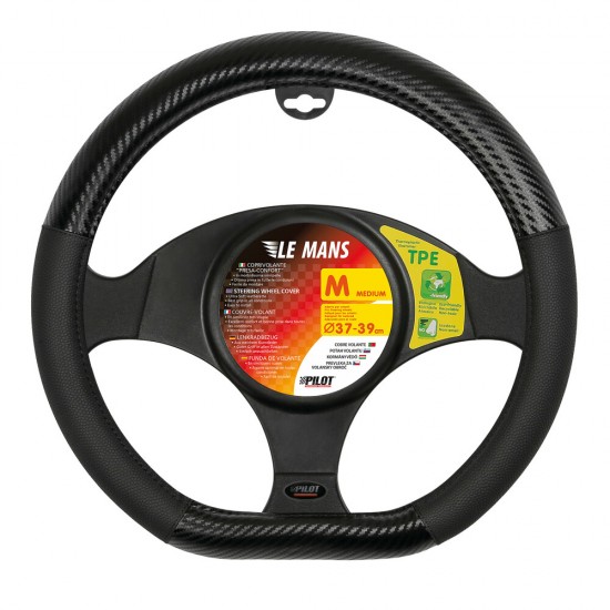 COPRIVOLANTE LE-MANS IN SKEENTEX NERO 37-39