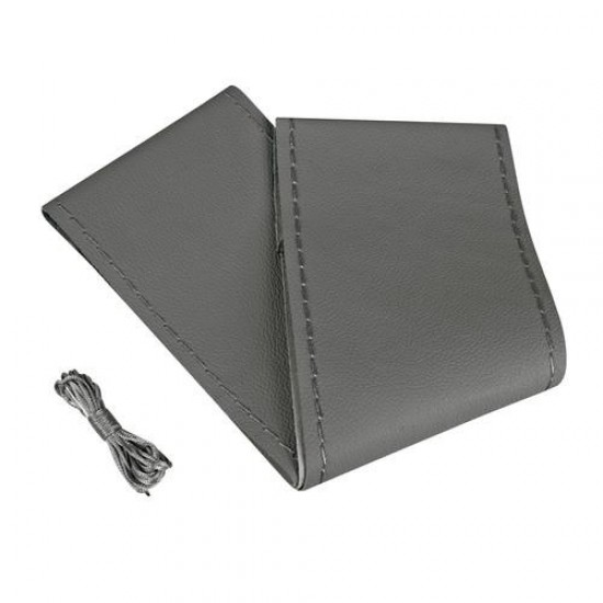 COPRIVOLANTE PELLE GRIGIA 37-39 CM DA CUCIRE