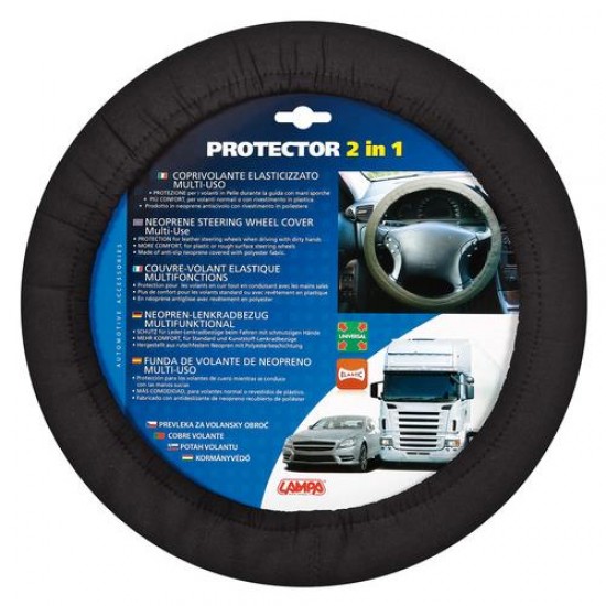 COPRIVOLANTE PROTECTOR UNIVERSALE NERO