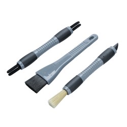 KIT 3 SPAZZOLE PULIZIA INTERNI AUTO KIT 3 SPAZZOLE PULIZIA INTERNI AUTO
