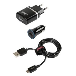 KIT RICARICA MICRO-USB 12/24V 230V.