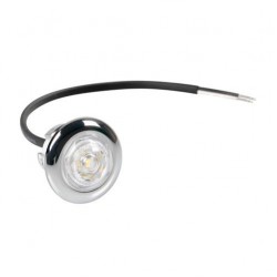 LAMPADA LED CROM. DA INCASSO BIANCA 12/24V. F-16