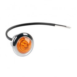 LAMPADA LED CROM. DA INCASSO AMBRA 12/24V. S-14