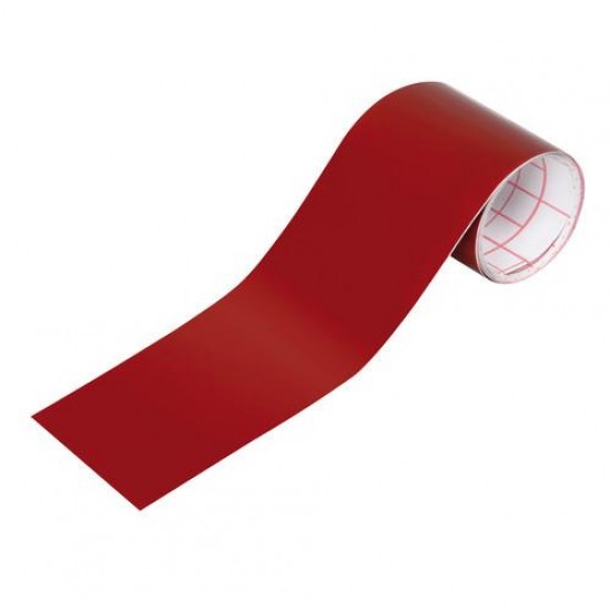 NASTRO TRASPARENTE ROSSO PER RIPARAZIONE FANALI 5X150CM.