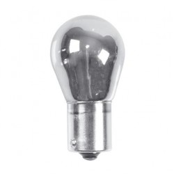 LAMPADE 12V. 21W 1 FILAM. CROMO/BIANCO A COPPIA