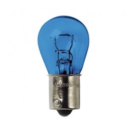 LAMPADE BLU 12/21W BA15S A COPPIA