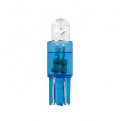 MICRO LAMPADE T5 A LED 12V BLU ZOCCOLO IN PLAST. CRUSCOTTO A CP.