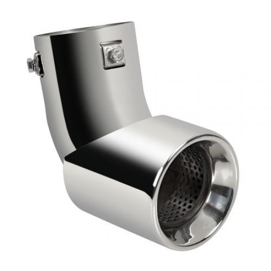 TERMINALE TS-68 INOX DIAM.40-62MM. ANGOLAZIONE REGOLABILE