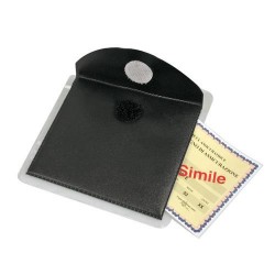 PORTA ASSICURAZIONE SICURO ADESIVO CON CHIUSURA VELCRO