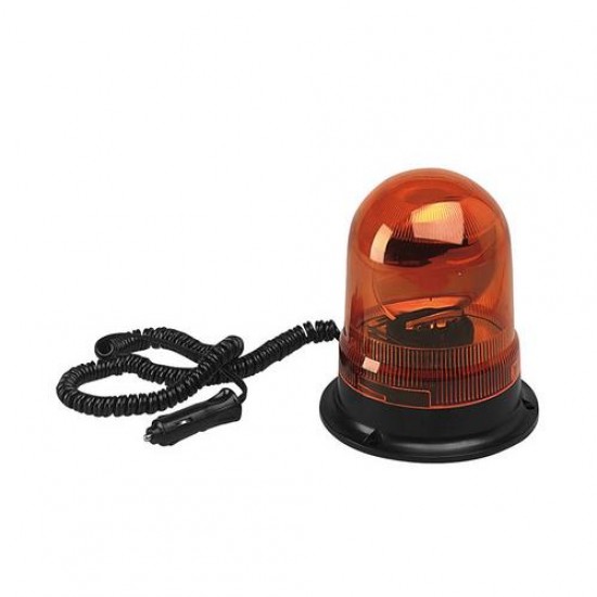 LAMPEGGIANTE ARANCIO H3 BASE MAGNETICA E FISS. A VITI