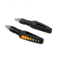 FRECCE LED NERE 12V. GLORY-SQ COPPIA