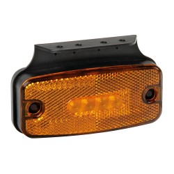 LUCE INGOMBRO LATERALE 4 LED ARANCIO C/STAFFA