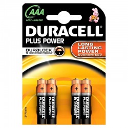 PILA MINISTILO 1,5 DURACELL PLUS POWER ALKALINE 4 PZ PILA MINISTILO 1,5 DURACELL PLUS POWER ALKALINE 4 PZ