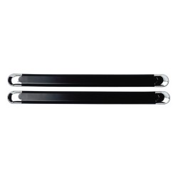 SALVAPARAURTI BUMPER NERO TERM. CHROME A CP. SALVAPARAURTI BUMPER NERO TERM. CHROME A CP.