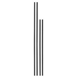 SET 4 PZ. SALVAPORTE COUNTOUR-4 BLACK CARBON