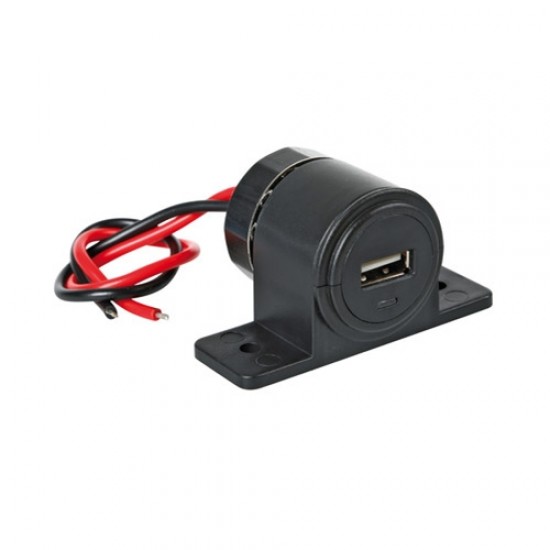 PRESA USB UNIVERSALE 12/24V FISSAGGIO A VITI