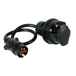 ADATTATORE 7 POLI MASCHIO - 13 POLI FEMMINA CAVO CM.40