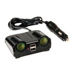 PRESE ACCENDI SIGARI 2 + PRESE USB 2 DUAL-TWIN