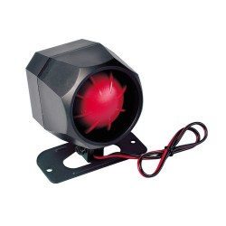 SIRENA ELETTRONICA A 6 TONI 12 V 125DB