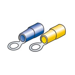 CAPICORDA AD ANELLO  BLU/GIALLO PZ.40
