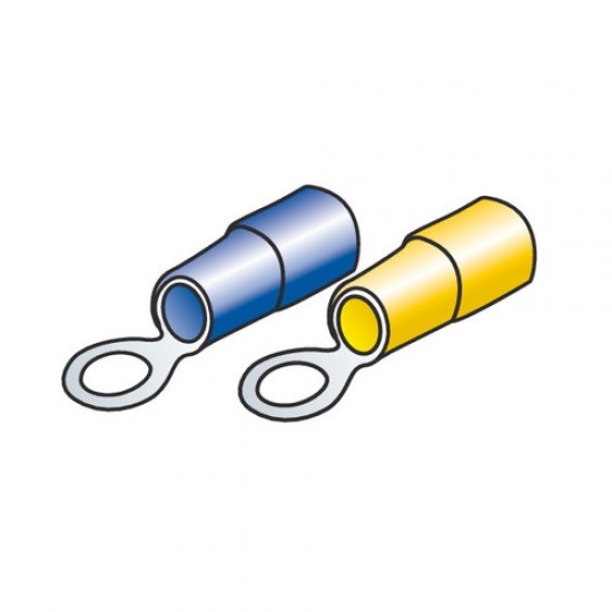 CAPICORDA AD ANELLO  BLU/GIALLO PZ.40
