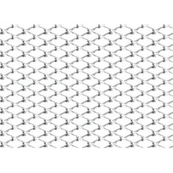 GRIGLIA AERAZIONE ALLUMINIO 100X33 ROMBO PICCOLO LUCIDO