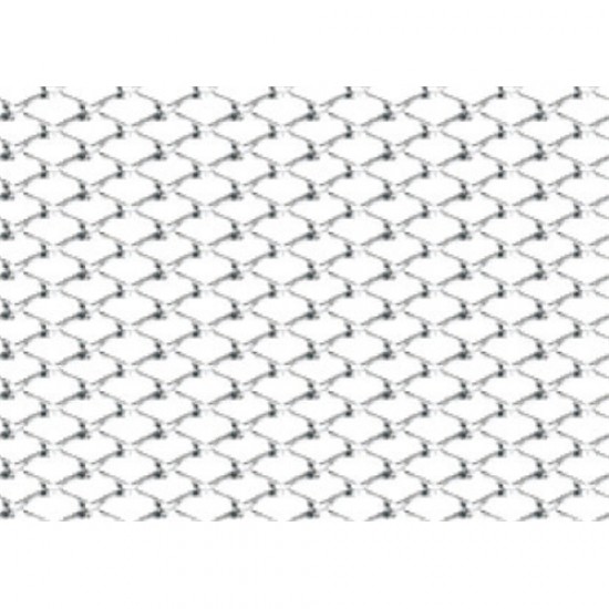 GRIGLIA AERAZIONE ALLUMINIO 100X33 ROMBO PICCOLO LUCIDO