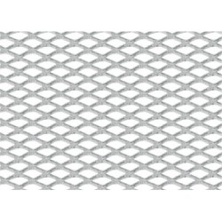 GRIGLIA AERAZIONE ALLUMINIO 100X33 ROMBO PICCOLO SATINATO