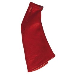 CUFFIA LEVA FRENO PELLE ROSSA