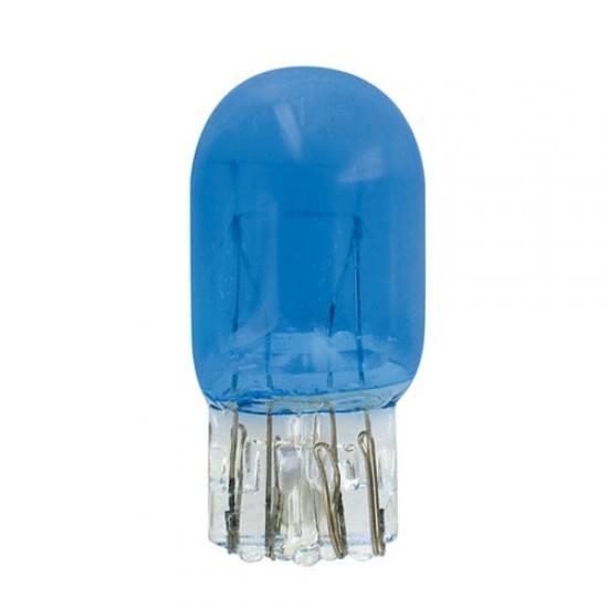 LAMPADE BLU-XE 12V W21/5W TUTTO VETRO W3X16Q A CP.