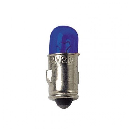 LAMPADE MIGNON 12V. BLU 2W PER CRUSCOTTO A COPPIA