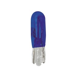 LAMPADA ZOCCOLO VETRO PER CRUSCOTTO BLU 12VT5 1,2W