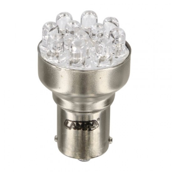 LAMPADA MULTILED 21W ROSSA 11 LED 12V STOP - RETRONEBBIA