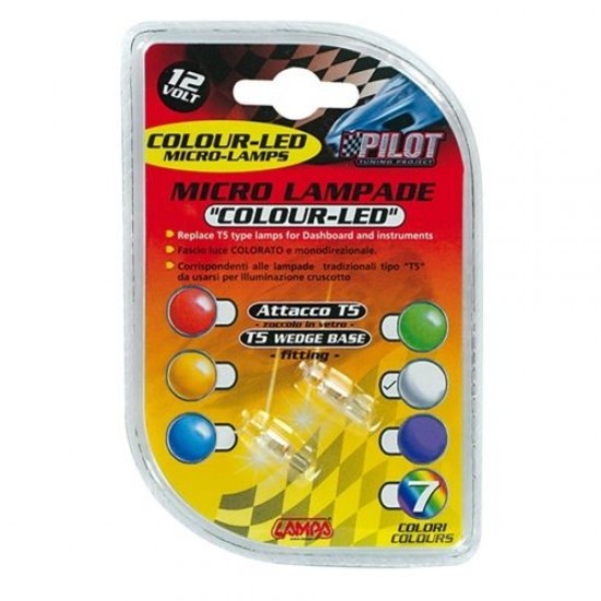LAMPADE T5 A LED 7 COLORI A COPPIA