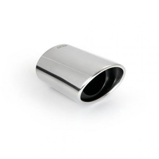 TERMINALE DI SCARICO TS-17 PILOT-2 RIV. INOX LUCIDATO DIAM.45-60 MM