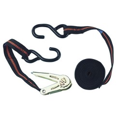 NASTRO TENSORE CON CRICCHETTO 450+50 CM +2 GANCI