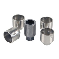 KIT 4 PZ COLLARE UNIV.ANTIFURTO X BULL. 19 CONICI CHIAVE A BUSSOLA IN DOTAZIONE ES