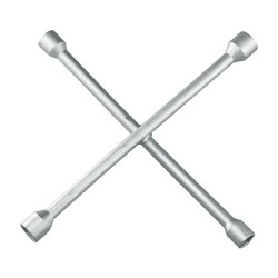 CHIAVE PER RUOTE A CROCE 17-19-21-22 MM LUNGHEZZA 380 MM