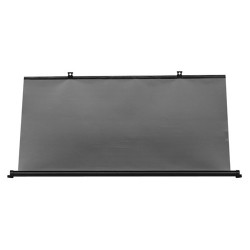 TENDINA RULLO TRAPEZIO IN POLIESTERE NERA 110 CM ES. TENDINA RULLO TRAPEZIO IN POLIESTERE NERA 110 CM ES.