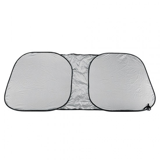 PARASOLE PARABREZZA SUNBLOCK IN NYLON ARGENTO 68X145 CM PARASOLE PARABREZZA SUNBLOCK IN NYLON ARGENTO 68X145 CM, LM.66829,
