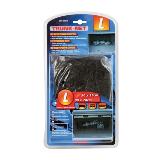 RETE FERMABAGAGLI MIS.L CM 90X35 4 ANCORAGGI, LM.69949,