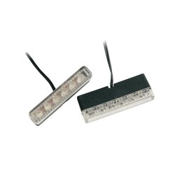 STROBO-LED ROSSO 12V A COPPIA ES.