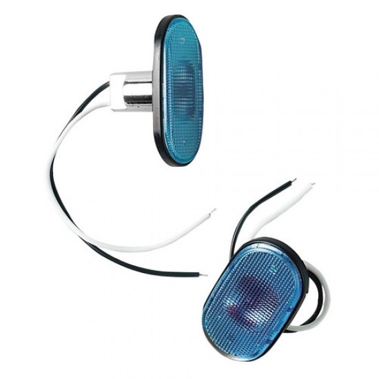 INDICATORI LATERALI FASHION-LITE BLU - LUCE ARANCIO
