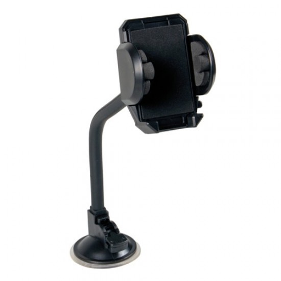 MULTI-SUPPORTO UNIVERSALE PER NAVIGATORI,PALMARI,CELLULARI ATTACCO CON VENTOSA BRACCIO 25 CM