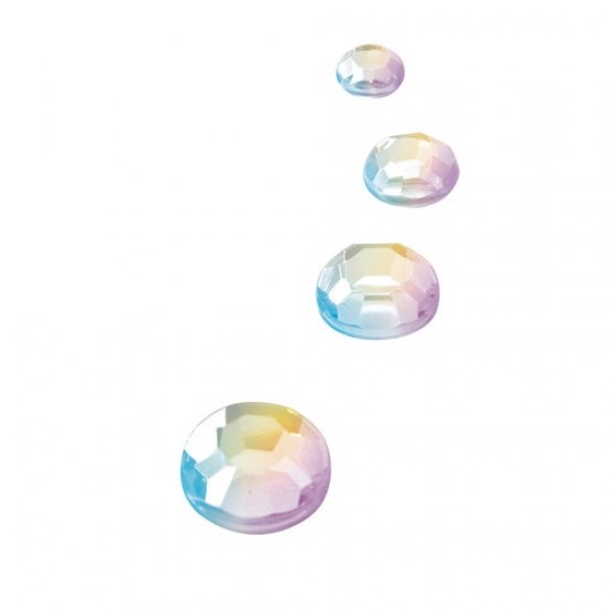 SET 59 CRISTALLI ARCOBALENO ADESIVI